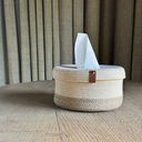 Puff - tissue box - L'ART - Ecru/Jutte
