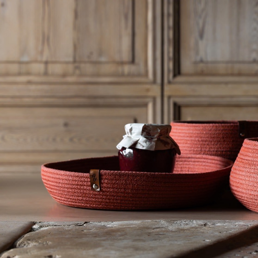 Bowl - schaal/mand - L - L'ART - Terracotta