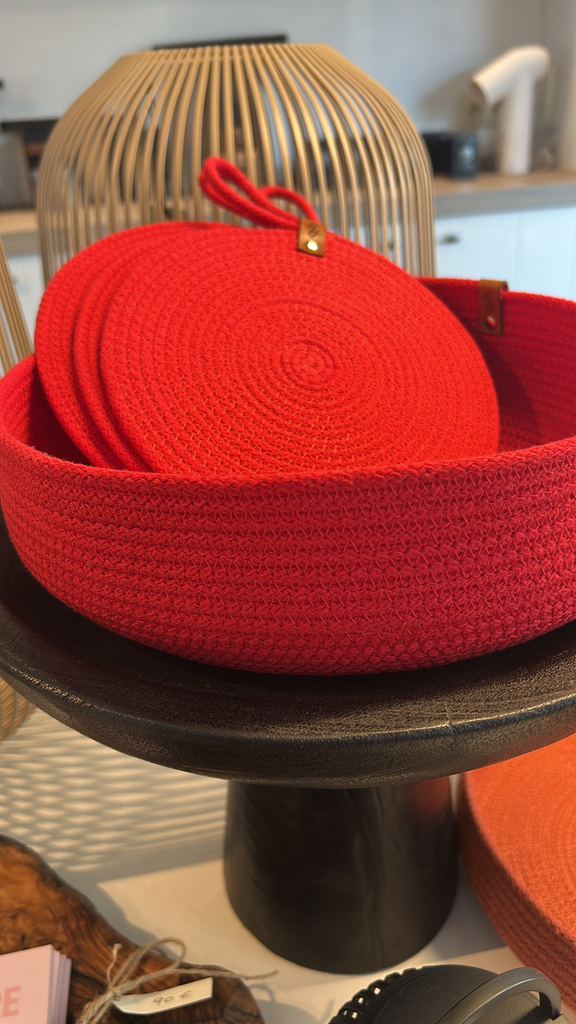 Bowl - schaal/mand - L - L'ART - Rood